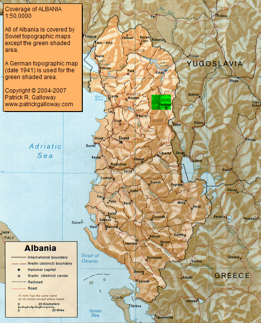 Topographic Symbol Chart